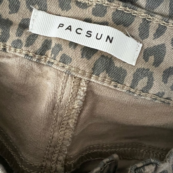 NWT Pacsun Cheetah Print High Rise Jeggings Jeans Size 23 - Picture 5 of 7